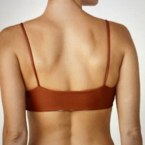 NWT Acacia women’s ‘Pawela’ zebra bikini top brown, out of stock, size L - Picture 5 of 5